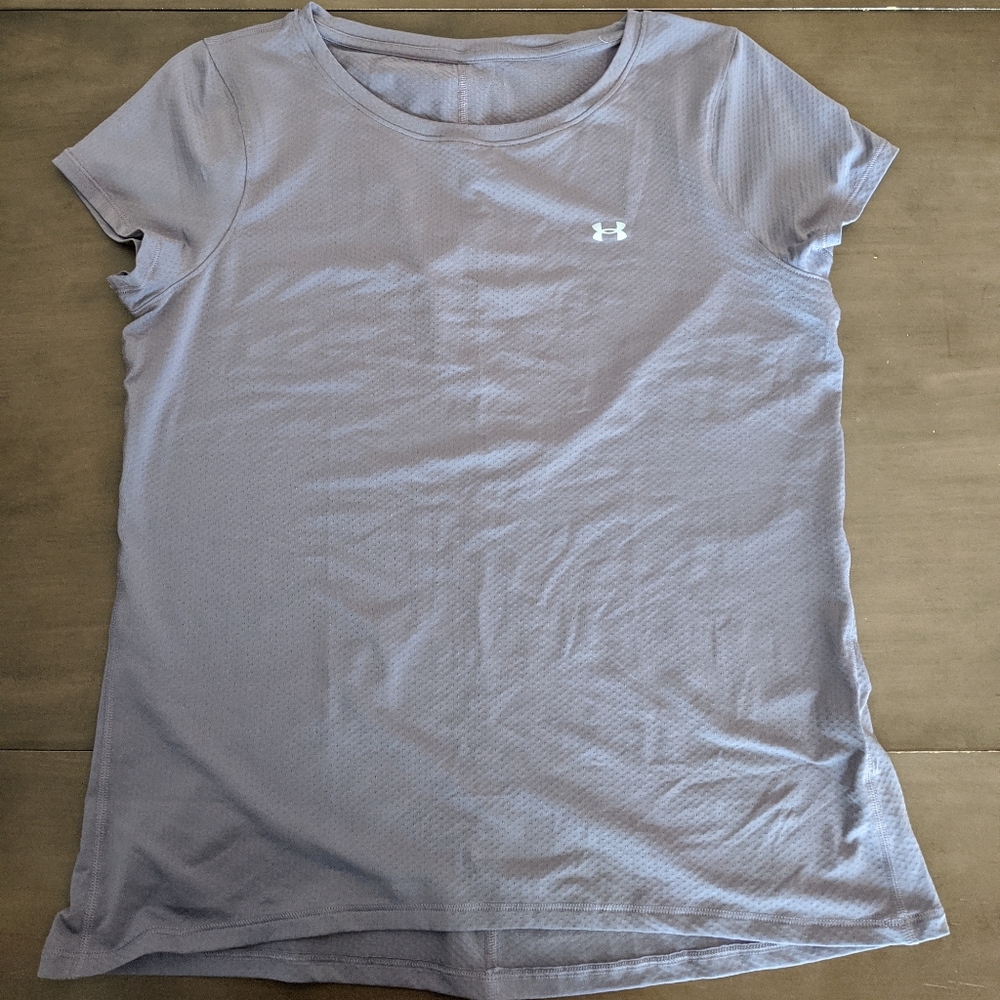 Purple Under Armour Workout Top, Sz XL